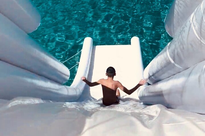 Blue Lagoon cruise: giant slide & Paphos hotel transfers