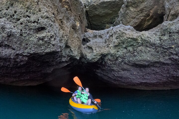 Exclusive Small Group Kayak Tour to Benagil Caves with 4K Photos