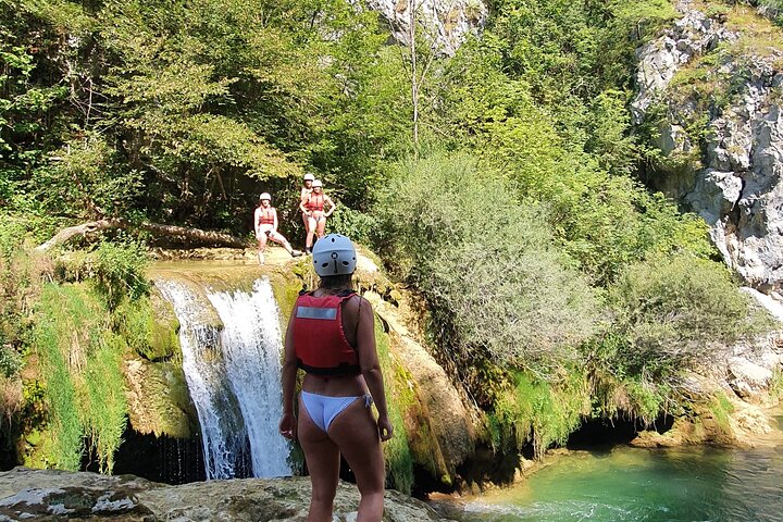 Kayaking in Mreznica Waterfalls near Slunj and Plitvice Lakes