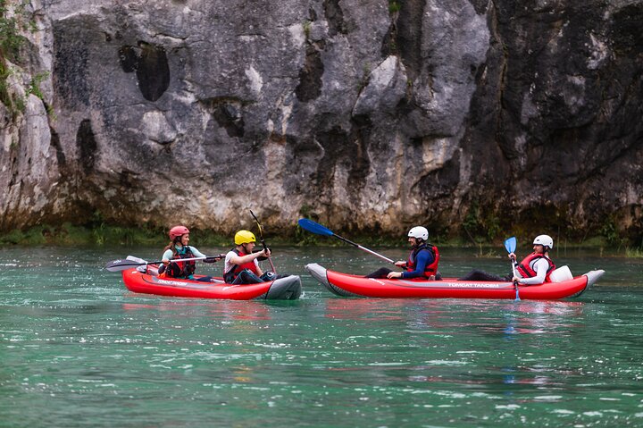 Kayaking in Mreznica Waterfalls near Slunj and Plitvice Lakes