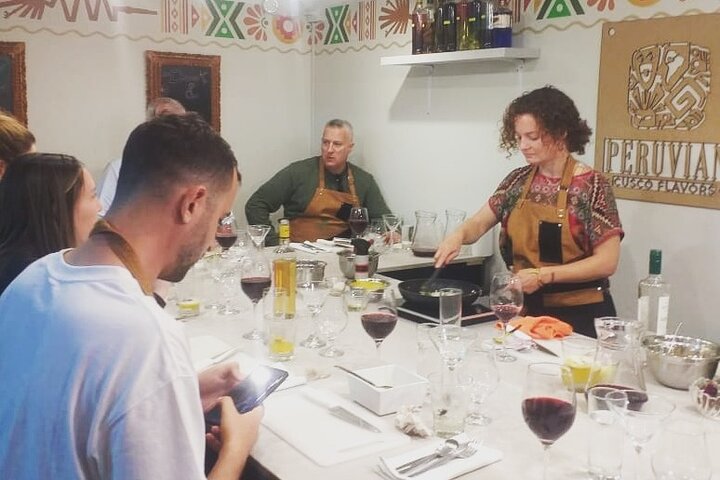 Peruvian Cooking Class Cocktails and Market Tour in Cusco