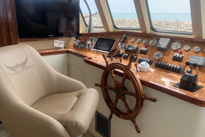 Protaras Turtle LUX Yacht with Slide, Optional BBQ & Transfers