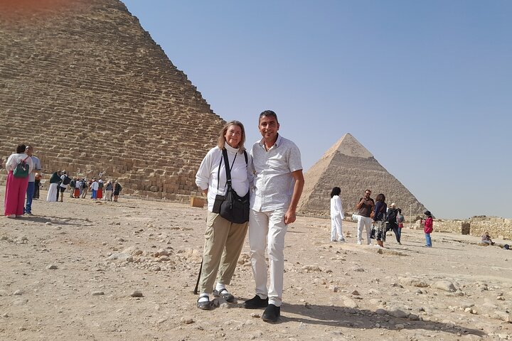 Giza Pyramids and Grand Egyptian Museum full day tour.