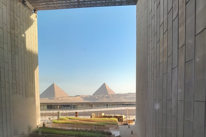 Giza Pyramids and Grand Egyptian Museum full day tour.