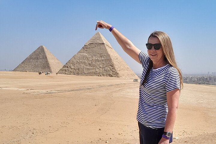 Giza Pyramids and Grand Egyptian Museum full day tour.