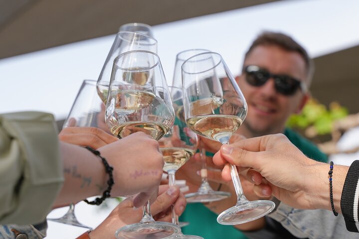 Santorini Wine Tasting & Premium Lunch at Award-Winning Winery