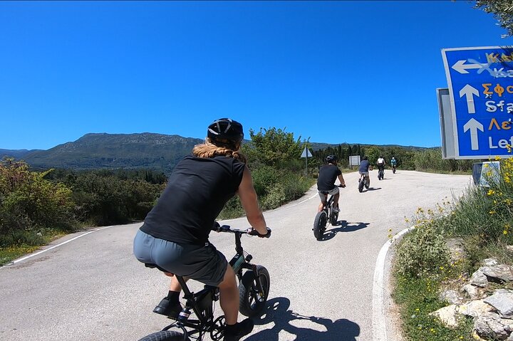 Lefkada: Mountain Gems Electric Fat Bicycle Tour & Tasting