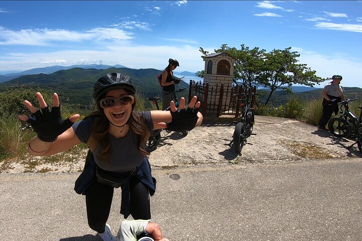 Lefkada: Mountain Gems Electric Fat Bicycle Tour & Tasting