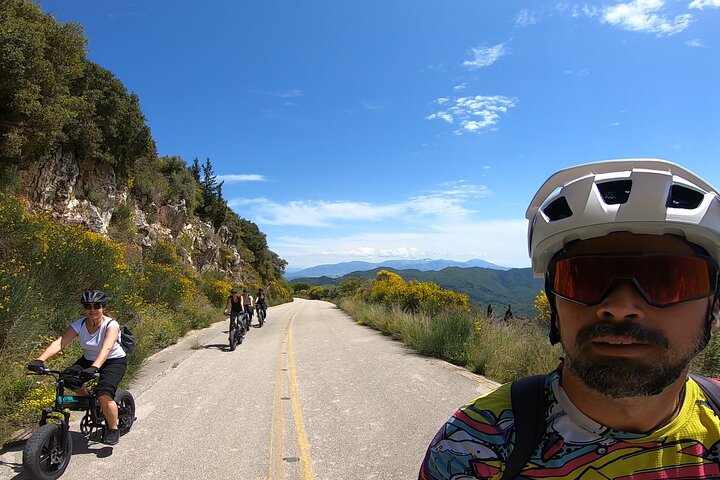 Lefkada: Mountain Gems Electric Fat Bicycle Tour & Tasting