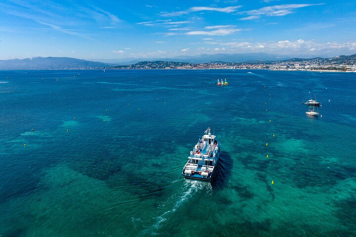Ferry from Cannes to the island Ste Marguerite