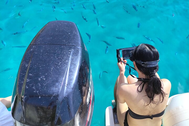 Cagliari Boat Tour with Sardatrips; Swim, Snorkeling, Sip & Snack