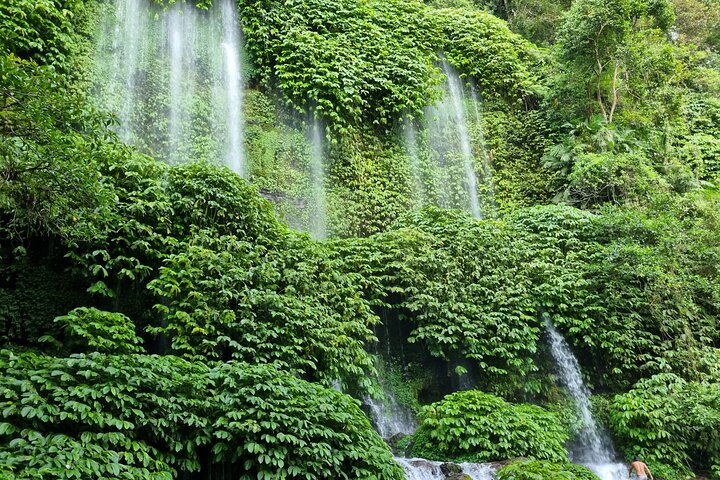 Lombok Private Tour Waterfall And Traditional Village Including Beach
