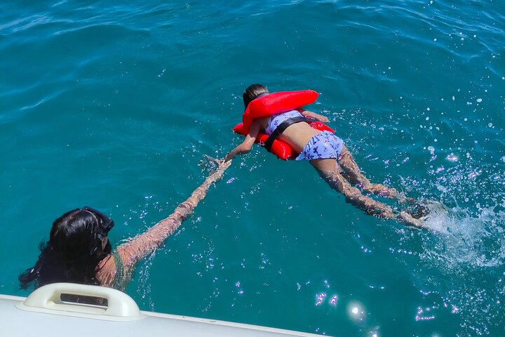 Cagliari Boat Tour with Sardatrips; Swim, Snorkeling, Sip & Snack