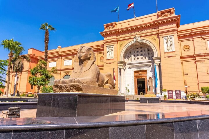 Day Tour to Giza Pyramids, Museum from Port Said with Camel Ride
