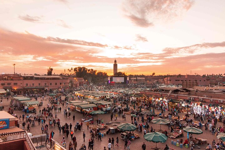 Marrakech from Casablanca with Horse carriage and Camel Ride