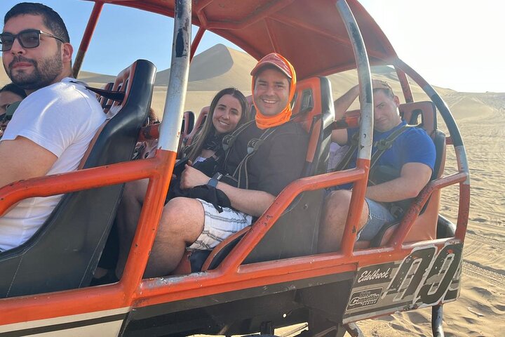Buggy experience in Huacachina at sunset
