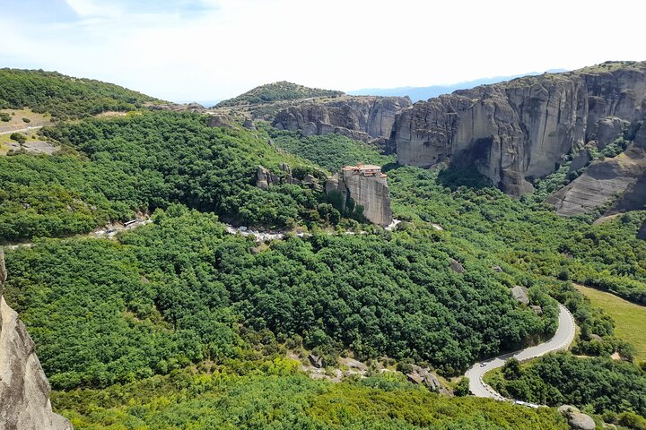 From Athens:Meteora Caves & Monasteries History Day Trip by Train