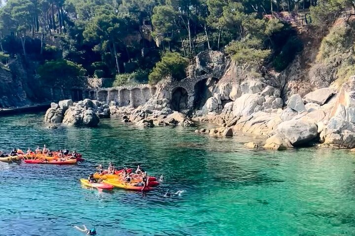 Costa Brava Guided Kayak and Snorkeling Excursion in Playa de Aro