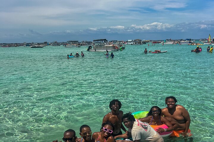 4 Hour Crab Island swim excursion in Destin!! Family friendly