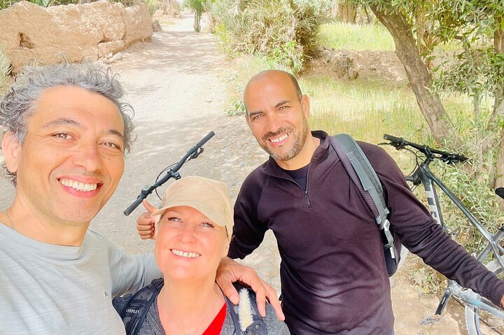 Private half-day mountain bike tour discover Palmeraie Skoura