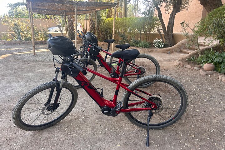 Private half-day mountain bike tour discover Palmeraie Skoura