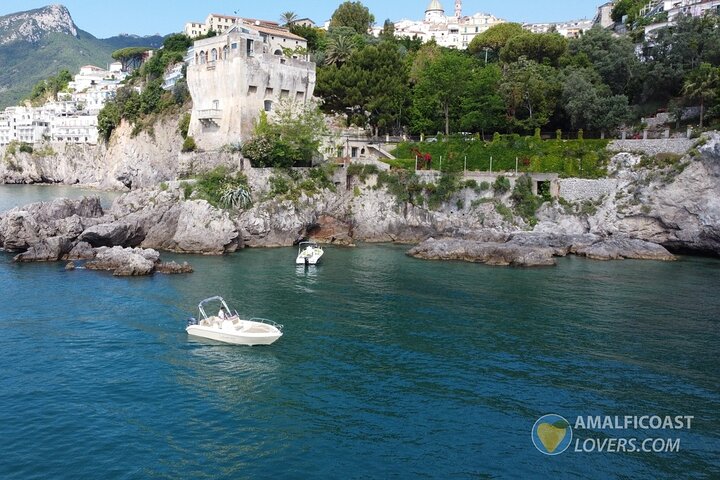 Private 40hp Boat Tour of the Amalfi Coast and Positano