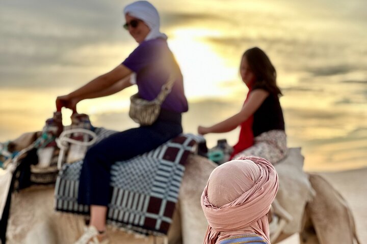 Sahara 1 Night Bivouac Desert Dunes Camel Trek with Camping