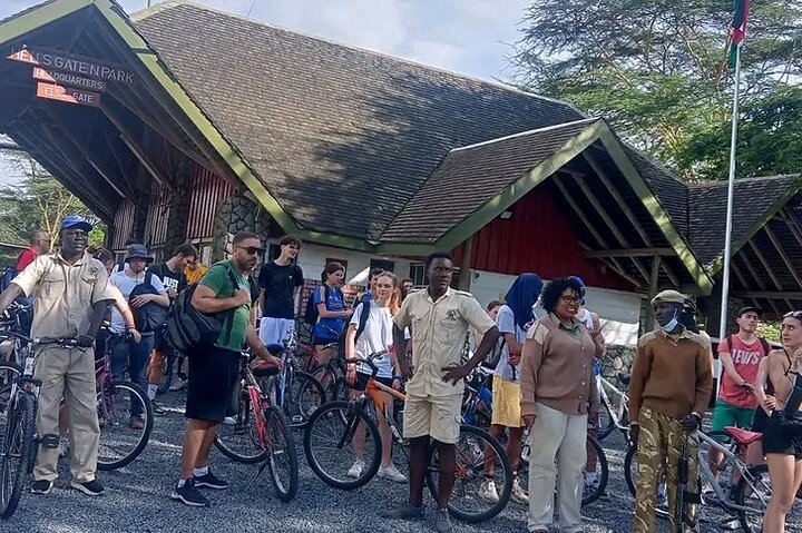 Bike Tour at Hell's Gate National Park Boat Ride at L. Naivasha