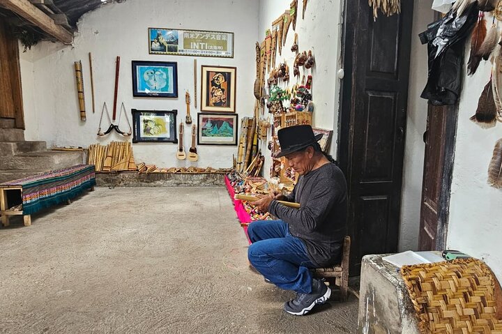 Otavalo Market, Art and Music with Middle of the World (Sundial)
