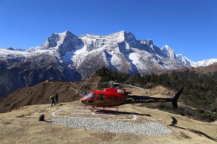 Helicopter Pick up from Syangboche to Kathmandu