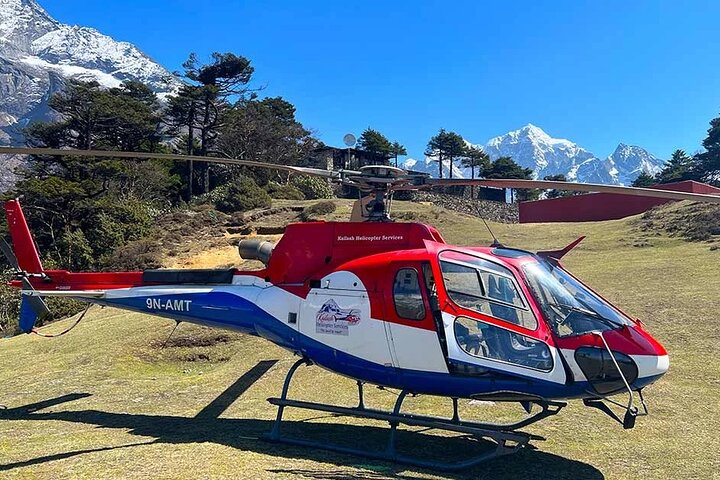 Helicopter Pick up from Syangboche to Kathmandu