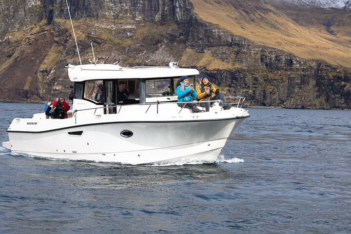 Private Sightseeing Tour with Local Skipper to Vágar Area