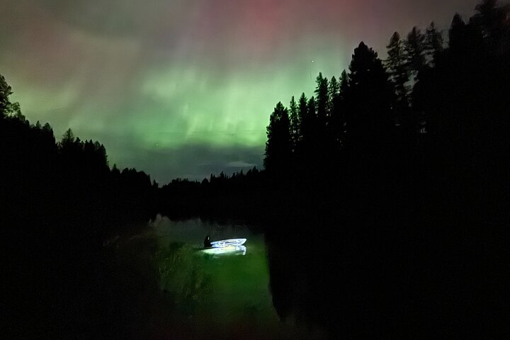 Illuminated Glass Kayak Sunset Tour//Whitefish, MT