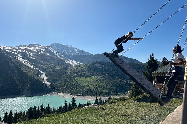 Big Almaty Lake & Thermal Springs at AlmaArasan Gorge by Car 9 AM