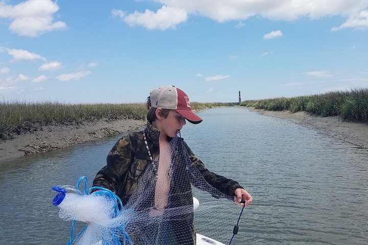 Charleston Eco Boat Cruise with stop at Morris Island Lighthouse