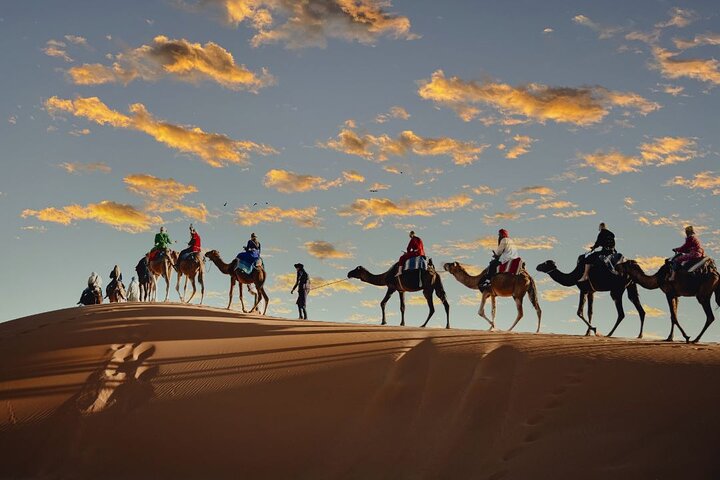 Camel Trekking & 1 Night in Merzouga Desert Camp