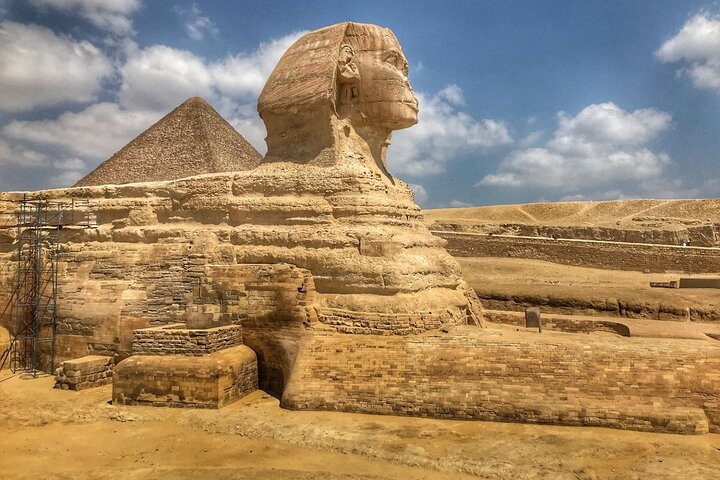 From El Sokhna port: Giza Pyramid & National Museum Guided Tour