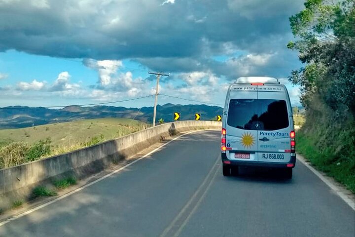 From Ilha Grande: shared shuttle to Rio de Janeiro