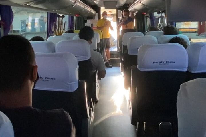 From Ilha Grande: shared shuttle to Rio de Janeiro