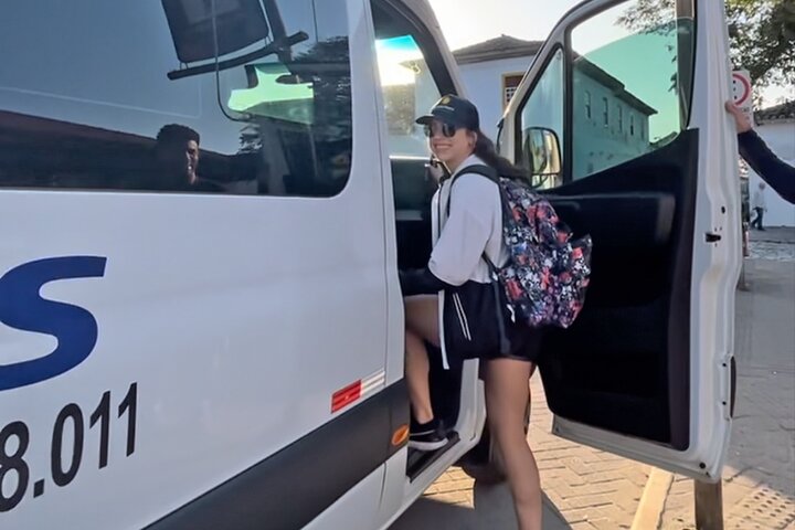 From Ilha Grande: shared shuttle to Rio de Janeiro