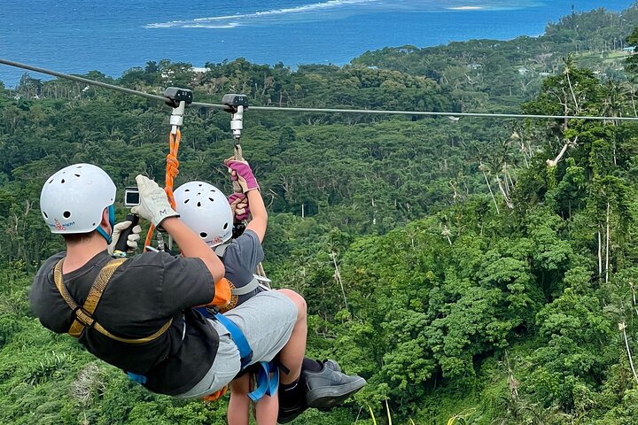 Vanuatu Jungle Zipline, Swing and Skybridge Combo with Transfer