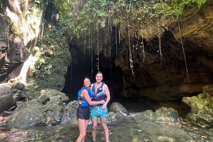Cave, Waterfall and River Adventure in Charco Azul from San Juan