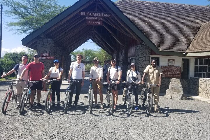 Bike Tour at Hell's Gate National Park Boat Ride at L. Naivasha