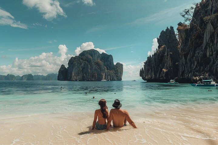 El Nido Big Lagoon and Tropical Island Private Tour with Transfer