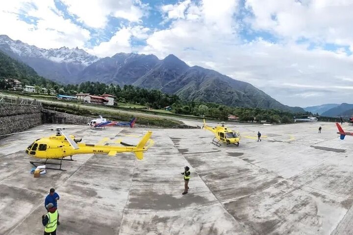 Helicopter Ride from Lukla Airport to Kathmandu