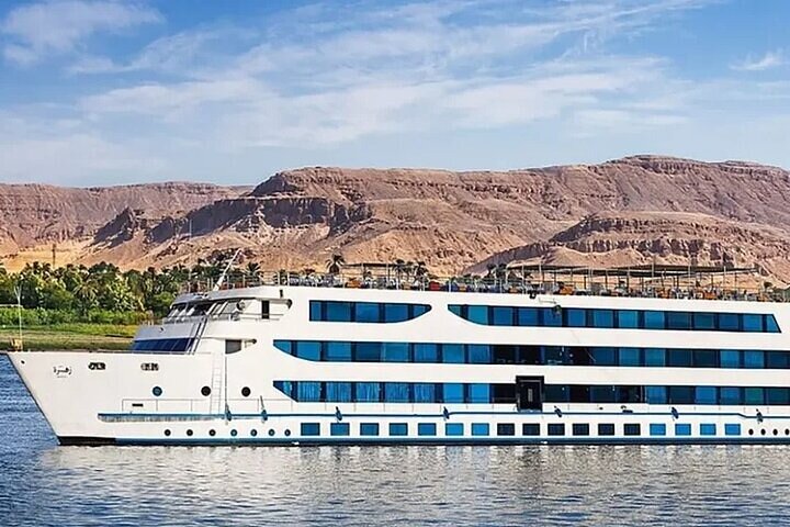 4-Day Nile Cruise sails Aswan to Luxor&Abu Simbel.Hot air Balloon