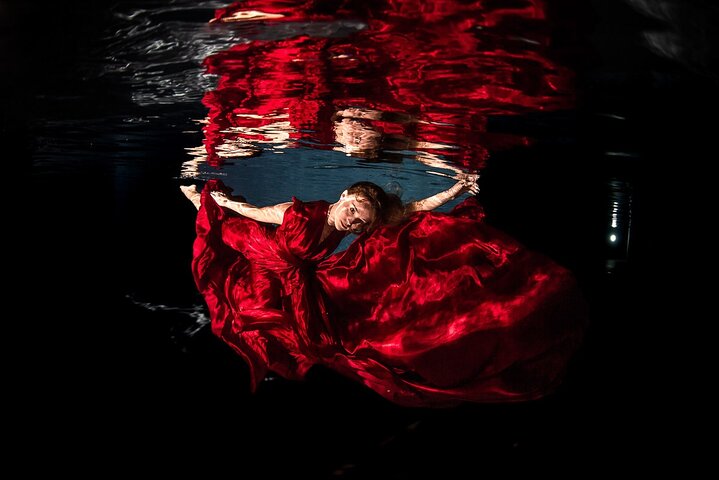 Port Camargue Flying Dress Photoshoot