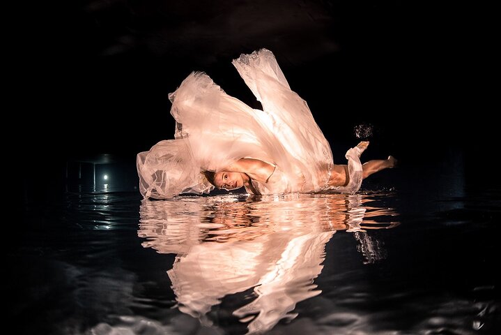 Port Camargue Flying Dress Photoshoot