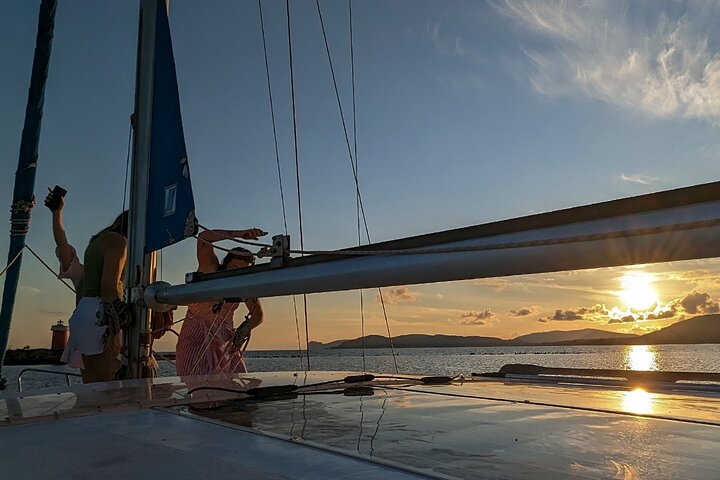Sunset and Aperitif on a Sailing Boat in Alghero
