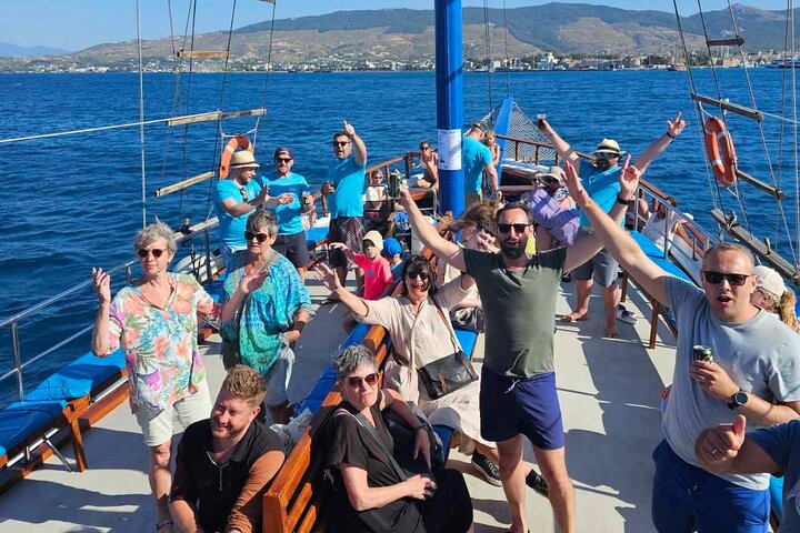 Full Day 3-Island Boat Cruise from Port of Kos